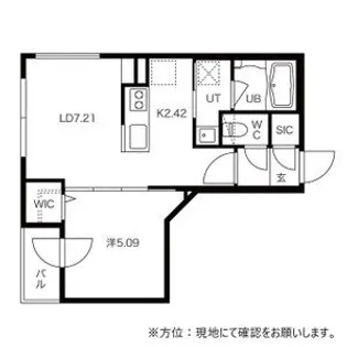 GRAND SUCCESS LUSSO(グランドサクセス ルッソ【0412号室】の間取り