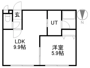 萩中ビル【207号室】の間取り