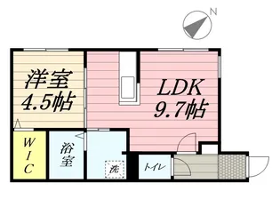 ミカーサN26【1階】の間取り