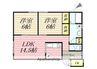 ディア麻生【1階】の間取り