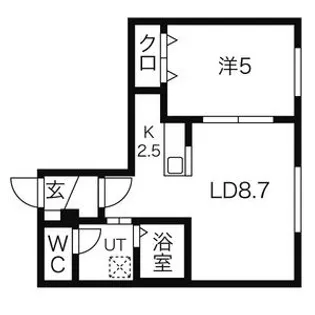 リージェントS札幌【401号室】の間取り