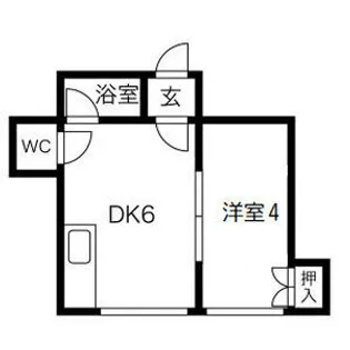 リベルテ麻生【207号室】の間取り