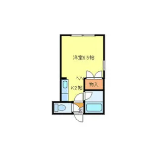 ヒュース北41A【00106号室】の間取り