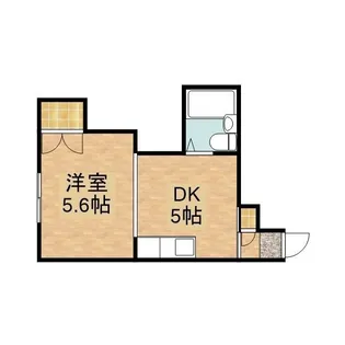 ロイヤルステージN16【102号室】の間取り