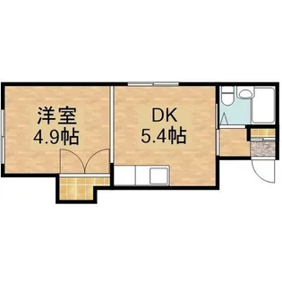 ロイヤルステージN16【308号室】の間取り