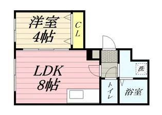 ラフィーネ栄町【2階】の間取り