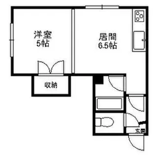 コーポシルキー【2-10号室】の間取り