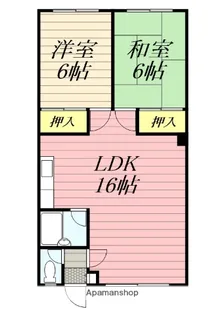 第三富久美荘【1階】の間取り