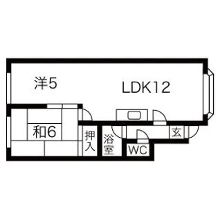 シャトー7【202号室】の間取り