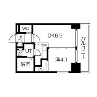 小泉マンションMEM19【9階】の間取り