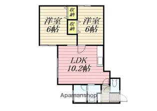 ルミエール・フィオーレ【2階】の間取り