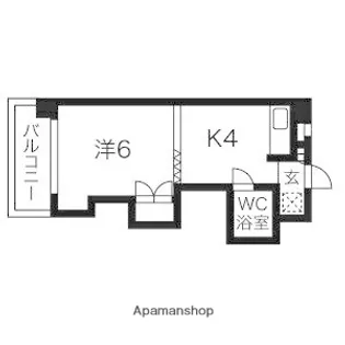 エルムハイデンス【4階】の間取り