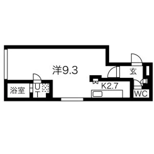 プレジール札幌【306号室】の間取り