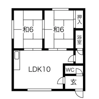 ホンマコーポラスB棟【102号室】の間取り