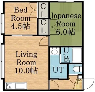 サンヒルズ丘珠【0203号室】の間取り