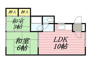 北海道札幌市東区北三十条東2丁目【アパート】の間取り