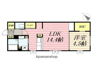 ネコフィーノルシエル【1階】の間取り