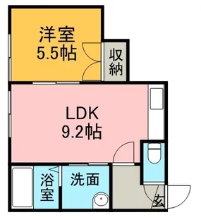 GATE33【2階】の間取り