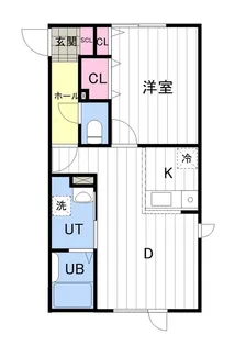 ユーフォルビア【201号室】の間取り