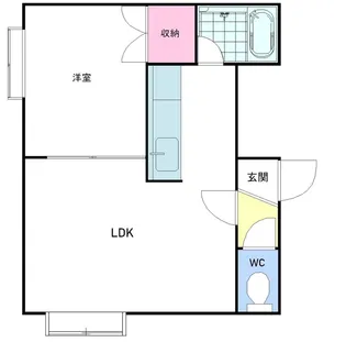 コンサドーレ元町【3階】の間取り