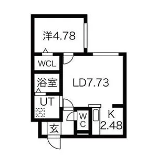 コローレN23【202号室】の間取り
