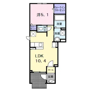シュエット Ⅲ【1階】の間取り