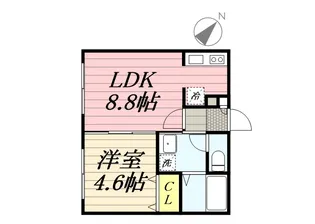 GOLEADOR(ゴレアドール)【2階】の間取り