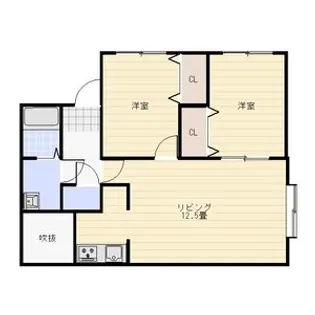 アーバンライフしのろ【201号室】の間取り