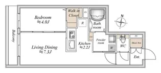 アルファスクエア北12東2【0106号室】の間取り