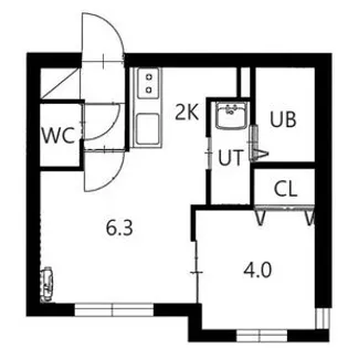 Lagom N15 (ラーゴムエヌ15)【401号室】の間取り