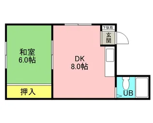 新琴似ハイツ【203号室】の間取り