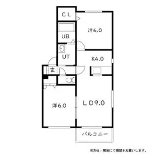 SEAGULL COURT(シーガルコート)【0101号室】の間取り