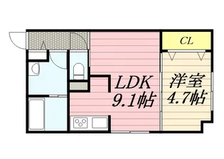 グレイス スクエア【2階】の間取り