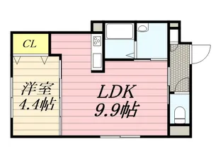 グレイス スクエア【401号室】の間取り