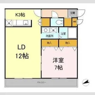 シャトーN43【303号室】の間取り