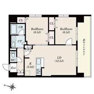 COH RESIDENCE 札幌【7階】の間取り