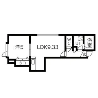 グレイス八軒【2階】の間取り