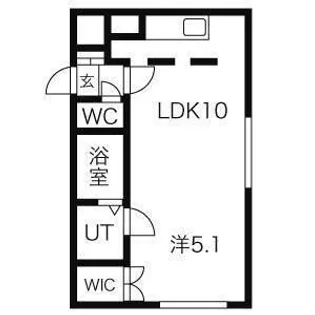 GRAND COMFORT 麻生(グラン コンフォート)【205号室号室】の間取り