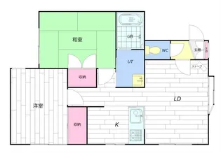 キャッスルリキ【201号室】の間取り