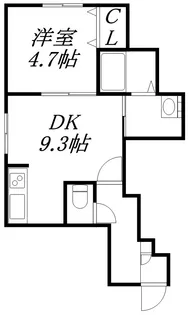 ハイムハイライトⅡ【203号室】の間取り