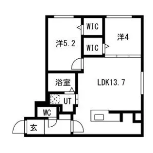 HIGHGATE【1階】の間取り