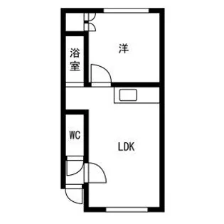 クリスタルアベニュー【202号室】の間取り