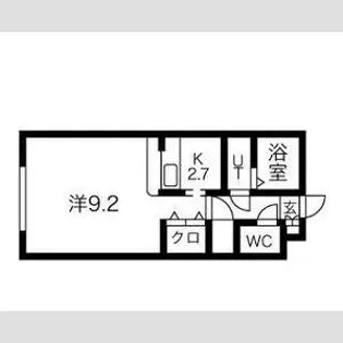 テラ元町【411号室号室】の間取り