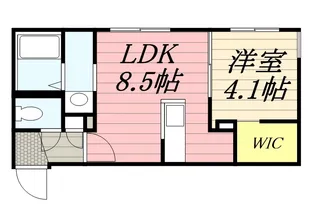 AM BUILDING 05【0406号室】の間取り