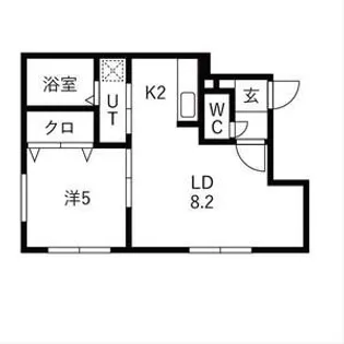 ライフォート麻生【101号室号室】の間取り