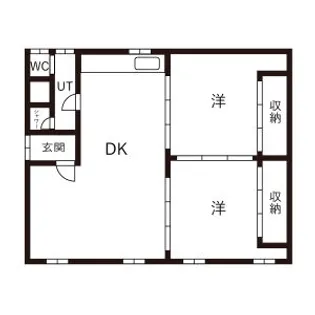 沼田アパートB棟【202号室】の間取り