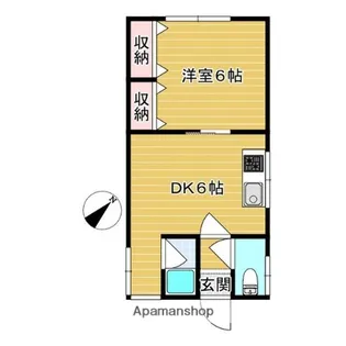 第2双葉荘【1階】の間取り