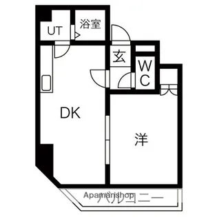 ベルリネッタN21【4階】の間取り