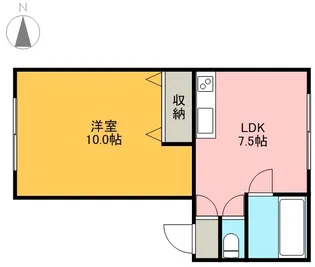 ハイツアトリエ【201号室】の間取り