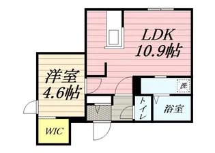 LE CLAIR ASABU(ルクレールアサブ)【1階】の間取り